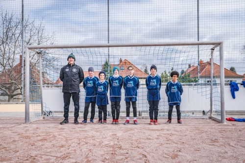 Zweites Spiel der E5 auf einem der letzten Ascheplätze Dresdens