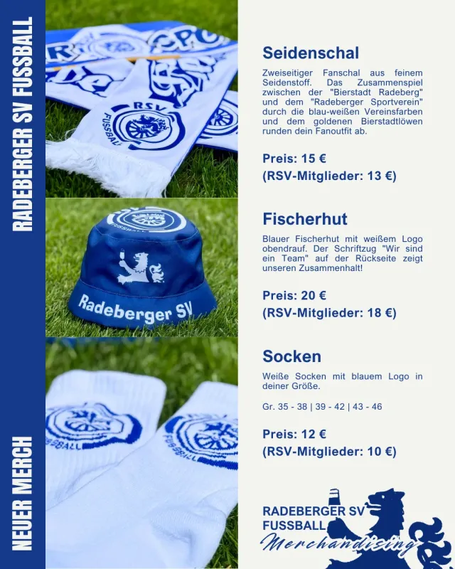 Unser neues Merchandise ist da – Zeig deine Farben! 💙🤍