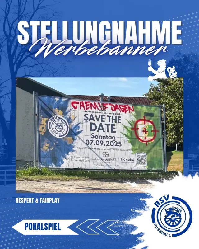 Stellungnahme zum Vorfall mit unseren Werbebannern