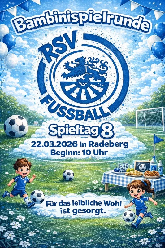Bambini-Spielrunde am Sonntag – Wir freuen uns auf euch! ⚽