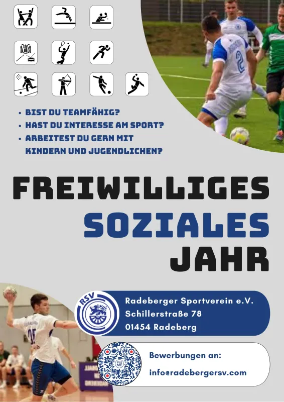 Mach dein FSJ beim Radeberger SV 🙏🏻