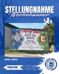 Stellungnahme zum Vorfall mit unseren Werbebannern