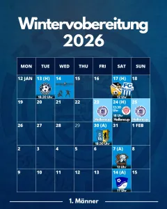 🗓️ Unser Winterfahrplan ⚽🔥❄️
