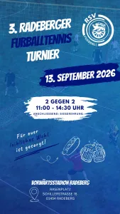 ⚽ 3. Radeberger Fußballtennis-Turnier 🎾